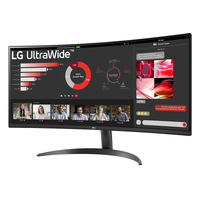 LG UltraWide 34WR50QC-B 34" 100Hz UWQHD HDR10 FreeSync VA Curved Monitor