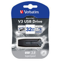 Verbatim 32GB V3 USB3.0 Grey Store'n'Go V3; Retractable