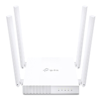 TP-Link Archer C24 AC750 Dual-Band Wi-Fi Router 2.4GHz 300Mbps 5GHz 433Mbps 4xLAN 1xWAN 4xAntennas, WPS, Router Access Point and Range Extender Modes