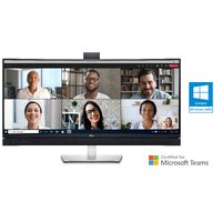 Dell C-SERIES 34" (16:9) IPS CURVE LED, 3440x1440, 8MS, DP, HDMI, USB-C, H/ADJ, W/CAM