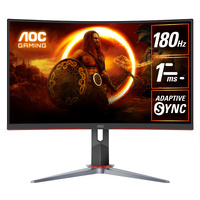 AOC CQ27G2X 27" QHD 180Hz Curved Gaming Monitor