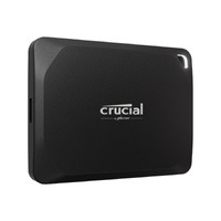 CRUCIAL X10 PRO 1TB PORTABLE USB-C SSD, 2100R/2000W MB/s, BLACK - CT1000X10PROSSD9