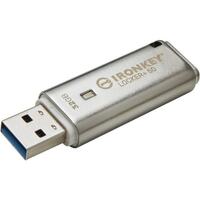 KINGSTON 32GB USB 3.2 IronKey Locker+ 50 AES USB w/256bit Encryption - IKLP50/32GB