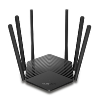 TP-LINK Mercusys MR50G AC1900 Wireless Dual Band Gigabit Router 600 Mbps@2.4 GhHz 1300Mbps@5 GHz, 6 Fixed Omni Directional Antenna