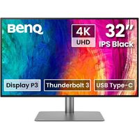 BenQ PD3225U 32 Inch 4K IPS Black UHD Thunderbolt Monitor for MacBook