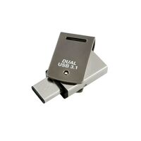 PNY Duley Dual USB 3.1 Type-C Flash Drive -Read speepd up to 200MB-s  -Write speed up to 100MB-s