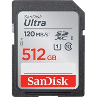 SanDisk Ultra 512GB SDXC Memory Card - SDSDUNC-512G-GN6IN