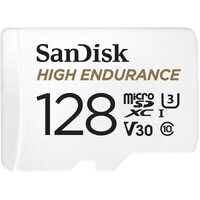 SanDisk 128GB High Endurance microSDXC Card SQQNR 128G UHS I C10 U3 V30 100MB/s R 40MB/s W SD adaptor