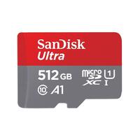 SANDISK ULTRA MICROSDXC SQUA4 512GB A1 C10 U1 UHS-I 120MB/S R 4X6