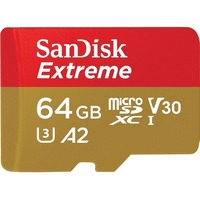 SanDisk EXTREME microSDXC card 64 GB for Mobile - SDSQXAH-064G-GN6GN