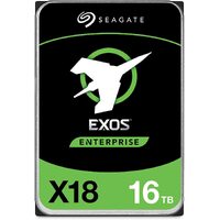 Seagate Exos X18 16TB ST16000NM000J 3.5" SATA 512e/4Kn 6GB/S, 7200RPM Enterprise Hard Drive