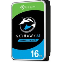 Seagate 16TB 3.5" SkyHawk AI Surveillance SATA HDD 256MB Cache, 7200RPM