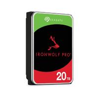 SEAGATE IronWolf Pro, NAS, 3.5" HDD, 20TB, SATA 6Gb/s, 7200RPM, 256MB Cache - ST20000NT001