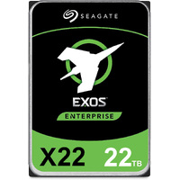 Seagate Exos X22 22TB 3.5" Enterprise HDD - Standard Model FastFormat (512e/4Kn)