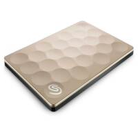 SEAGATE BACKUP PLUS ULTRA SLIM 2.5" 1TB EXTERNAL USB3.0 HARD DRIVE (GOLD)