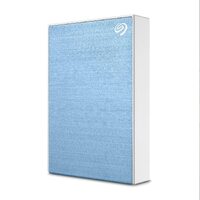 Seagate One Touch 5TB External HDD with Password Protection – Light Blue (STKZ5000402)