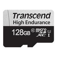 Transcend 128GB Micro SD UHS-I U1 with Adapter 100MB/S High Endurance Perfect for IP Cameras and DashCam CAM