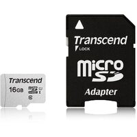 Transcend 16GB MICRO SD UHS-I U1 WITH ADAPTER 95MB