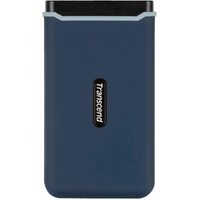 Transcend ESD370C 1TB  Type C Portable Rugged Solid State Drive - External - Navy Blue