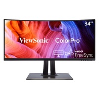 ViewSonic 34" VP3481a ColorPro™ 21:9 Curved UWQHD Monitor