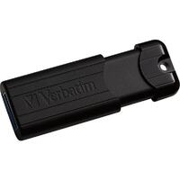 Verbatim USB3.0 Store N GO64GB Pinstripe Black P-Blist - 49318