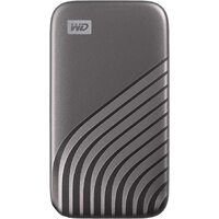 WESTERN DIGITAL My Passport SSD, 4TB, Gray, USB 3.2 Gen-2, Type C & A, 1050MB/s R 1000MB/s W - WDBAGF0040BGY-WESN