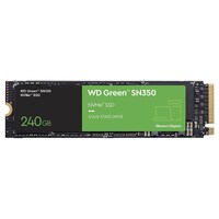 WD Green SN350 240GB M.2 2280 NVMe SSD WDS240G2G0C