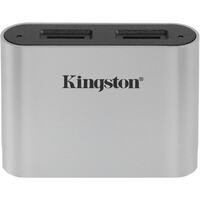 KINGSTON MicroSDHC/SDXC UHS-IICardReader USB3.2 Gen1 Workflow Dual-Slot - WFS-SDC