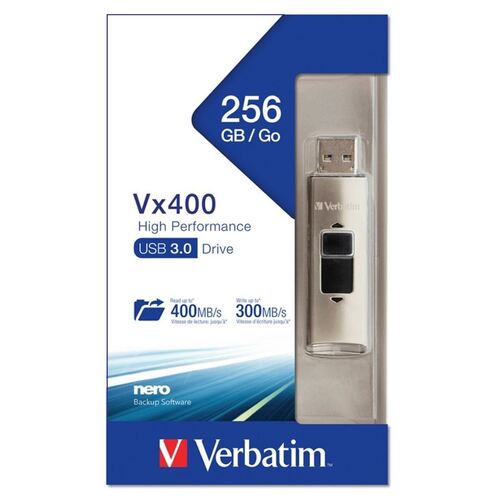 Verbatim Store'n'Go Vx400 Solid State USB Drive-256GB