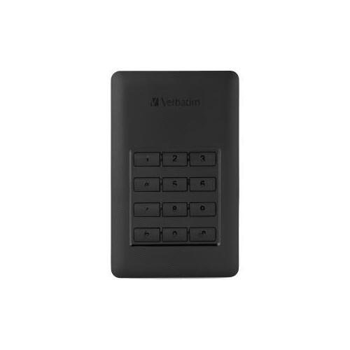 VERBATIM 2.5in USB 3.1 STORE N GO SECURE HDD W/KEYPAD ACCESS 2TB - BLK