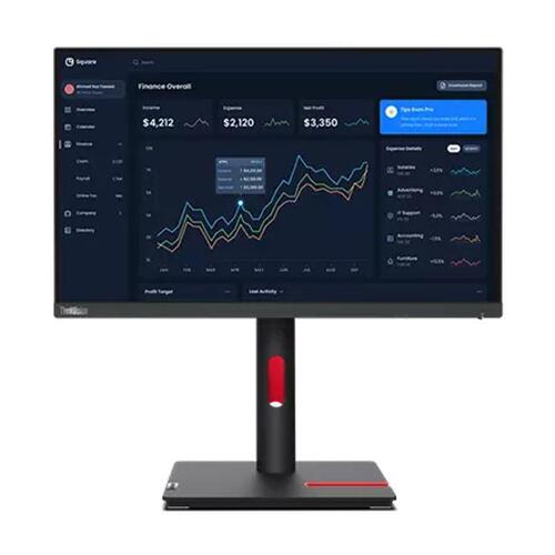 LENOVO T27I-30 27" WLED IPS,  FHD (16:9), ANTI-GLARE, VGA+DP+HDMI, TILT/SWIV/H-ADJ