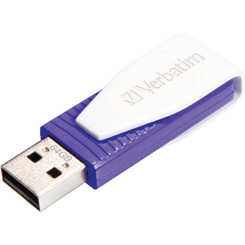 VERBATIM STORE'N'GO USB DRIVE SWIVEL 64GB