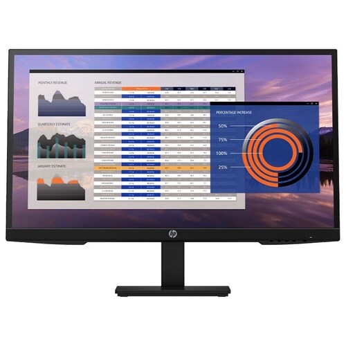 HP 7VH95AA P27h G4 - 27.0" IPS, 16:9, 1920x1080, HEIGHT ADJUST, SPEAKERS, VGA+DP+HDMI, Tilt, Swivel, Pivot