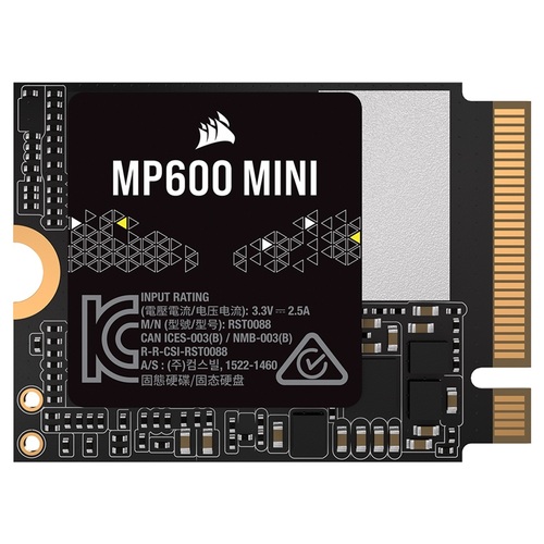 CORSAIR 1TB  MP600 MINI PCIe Gen4 x4 NVMe M.2 SSD M.2 2230 CSSD-F1000GBMP600MN