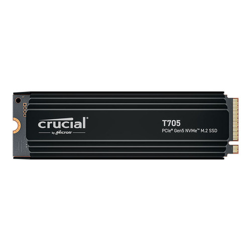 Crucial T705 1TB PCIe 5.0 NVMe M.2 SSD with Heatsink - CT1000T705SSD5