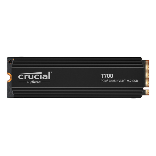 Crucial T700 2TB PCIe 5.0 NVMe M.2 2280 SSD with Heatsink - CT2000T700SSD5