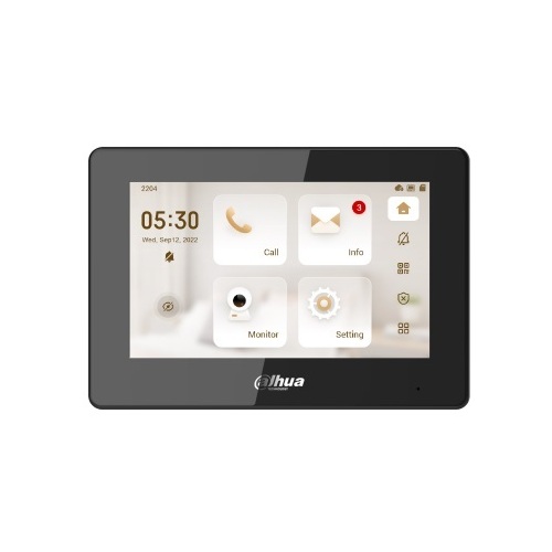 Dahua DHI-VTH5422HB 2-wire IP Indoor Monitor - Black