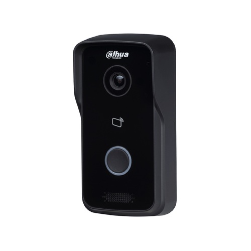 DAHUA LITE SERIES DHI-VTO2111D-P-S2 IP VILLA O/DOOR STATION, BLACK, 1MP, CARD UNLOCK, POE