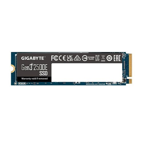 Gigabyte Gen3 2500E 500GB PCIe 3.0 NVMe M.2 2280 SSD - G325E500G