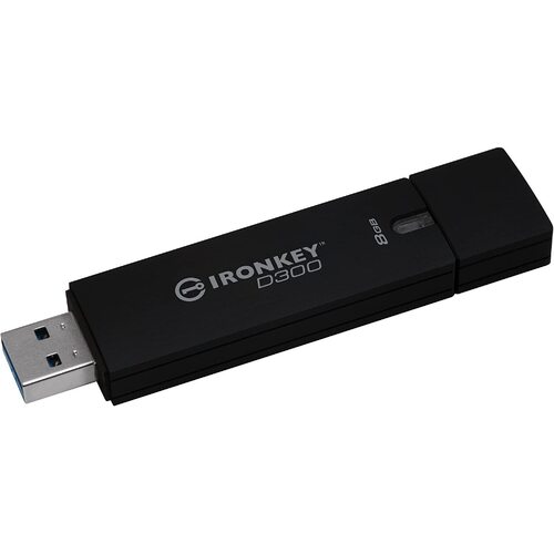 Kingston 8GB IronKey D300 Encrypted USB 3.0 FIPS Level 3