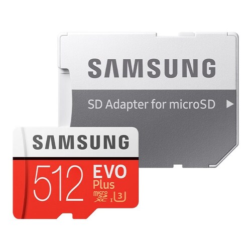 Samsung 512GB EVO Plus microSDXC Class 10 U3 Memory Card - 100MB/s