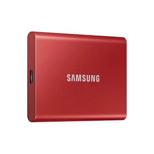 Samsung Portable SSD T7, 2TB, Metallic Red, USB3.2, Type-C