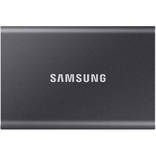 Samsung T7 Portable SSD - 500 GB - USB 3.2 Gen.2 External SSD Titanium Grey (MU-PC500T/WW)