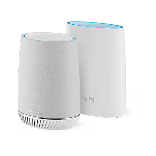 Netgear Orbi AC3000 Mesh Wi-Fi System and Orbi Voice Smart Speaker (RBK50V)