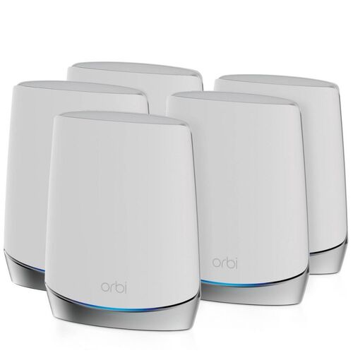 NETGEAR Orbi WiFi 6 AX4200 Mesh System Router + 4 Satellites (RBK754)