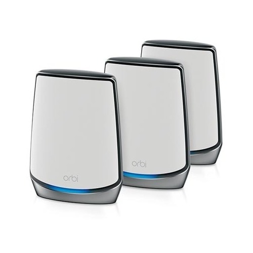 Netgear RBK853 Orbi AX6000 TriBand Mesh WiFi 6 System (Router + 2 Satellites)