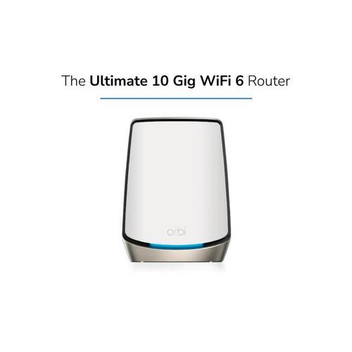 NETGEAR Orbi RBR860S Tri-Band WiFi 6 Mesh Router - (RBR860S-100APS)