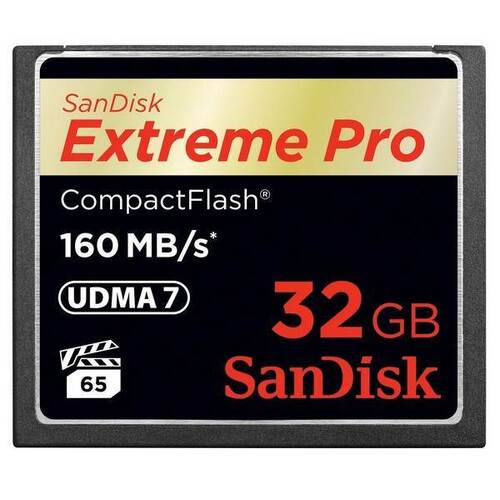 SanDisk 32GB Extreme Pro CF CompactFlash Memory Card - 160MB/s