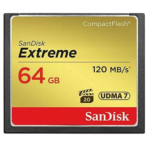 SanDisk 64GB Extreme CF CompactFlash Memory Card - 120MB/s