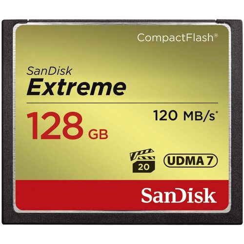 SanDisk 128GB Extreme CF  120MB/s read 85MB/s w